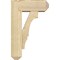 Ekena Millwork Balboa Craftsman Rough Sawn Bracket w/ Offset Brace, Douglas Fir, 6"W x 14"D x 22"H BKT0604X14X22BOA04RDF - alternate 4
